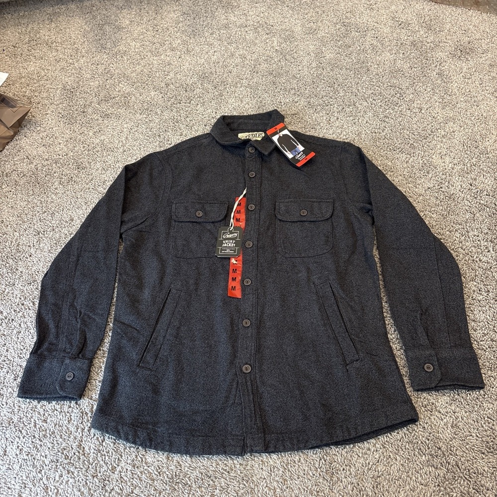 Grayers Shirt Jacket Mens M Outdoor Garments Cold Weather Rated Cotton Shacket